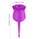 thumbnail image 1 of 1pc 7 Sucking Modes Rose Vibrator - Clit Toy and Vagina Massager for Adult Sex Toys, 1 of 5