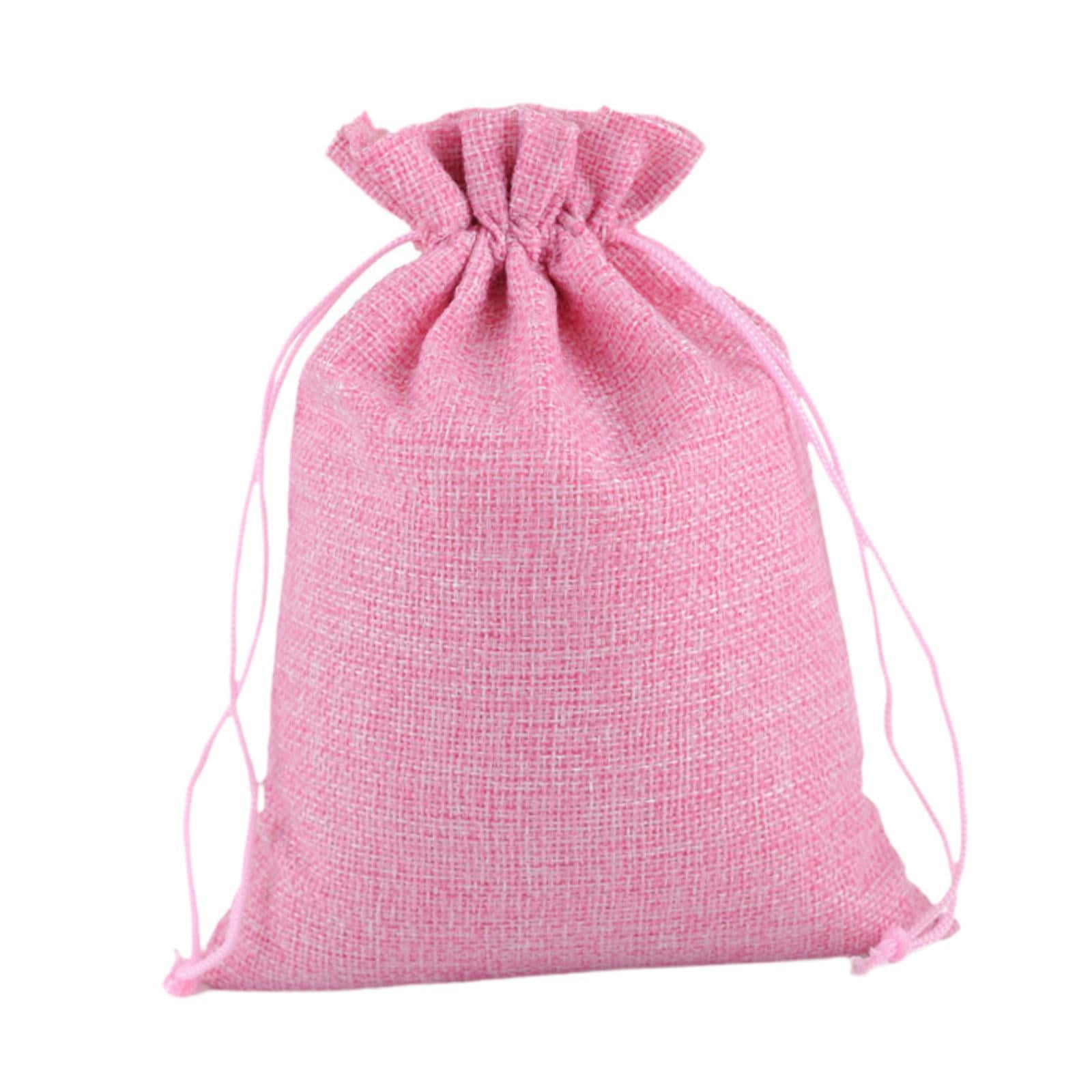 Bothyi - 50 Piezas Bolsas De Regalo Con Cordón Bolsa Con Cordón Para Comestibles Fiesta Boda Rosa