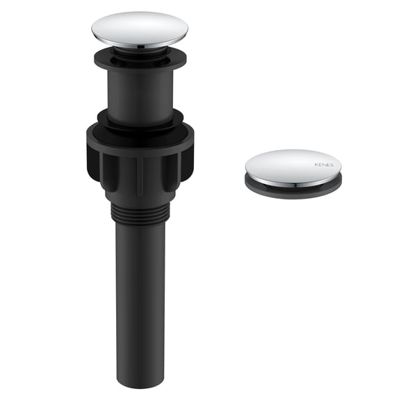 Desagüe para lavabo de baño KENES KE-P300A-5 cromado con sistema pop-up