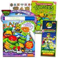 Paquete De Libros Para Colorear Y Actividades Ninja Turtles Con Tatuajes