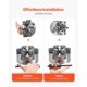 thumbnail image 5 of Torno VEVOR de 6 mordazas, 160 mm, autocentrado con soporte D1-4, 5 of 9