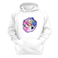 Genérico - Polerón Canguro Harley Blanco Talla M Unisex