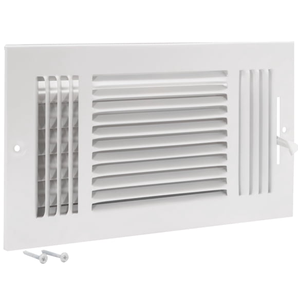 Cubierta de ventilación EZ-FLO 30 x 15 cm (abertura de conducto) blanca