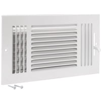 Cubierta De Ventilación Ez-Flo 30 X 15 Cm (Abertura De Conducto) Blanca