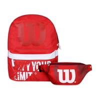 Wilson - Pack Mochila Defy + Banano Oslo Rojo