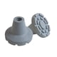 thumbnail image 1 of Muletas KMINA Heavy Duty de 7/8 pulgadas (2 unidades), goma gris, 1 of 7