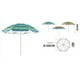 thumbnail image 3 of Sombrilla 2 Mts Diametro Playa Camping Diseño Rayas Colores Variados, 3 of 3