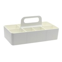 Bothyi - Caja De Almacenamiento Clasificación Cesta De Escritorio Divisor Multi Grid Case Blanco