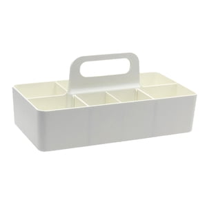 Bothyi - Caja De Almacenamiento Clasificación Cesta De Escritorio Divisor Multi Grid Case Blanco