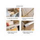 thumbnail image 3 of Cesta Ropa Sucia Plegable Canasto De Tela Diseño Practico BEIGE, 3 of 3