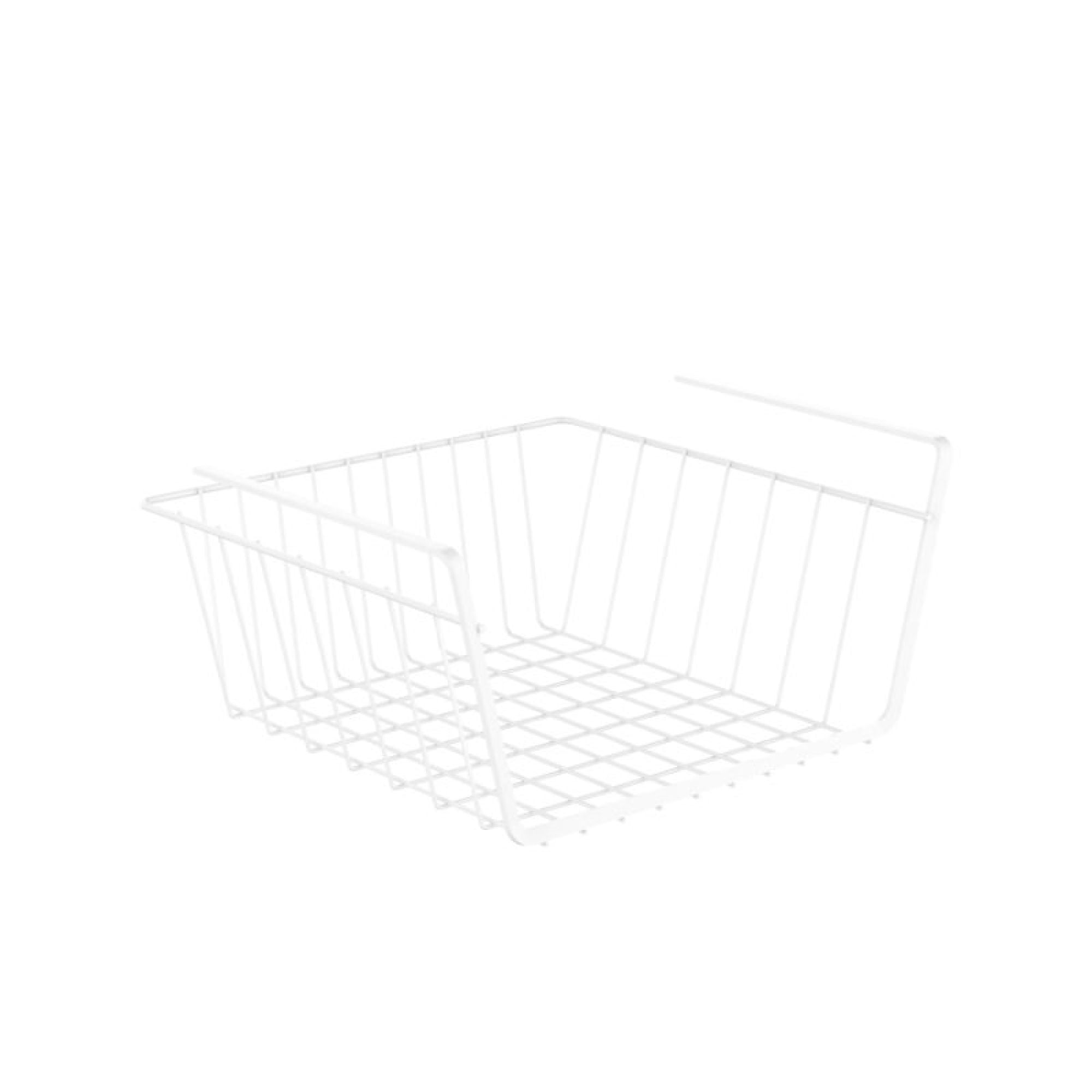 Cesta Bajo Bandeja Pequeña Blanco 1 Un Mainstays