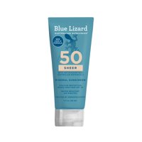 Loción De Protección Solar Blue Lizard Sheer Mineral Spf 50 90 Ml