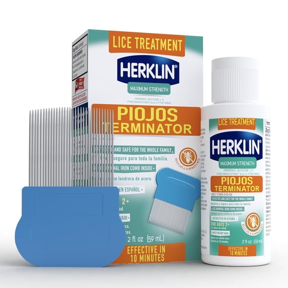 Champú para tratamiento de piojos Herklin Maximum Strength 60 ml
