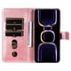 thumbnail image 3 of Funda con Cremallera para Xiaomi Poco F5 Pro, Carcasa Cartera de Cuero PU con Soporte y Tarjetero, 3 of 6