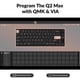 thumbnail image 2 of Teclado Keychron Q2 Max inalámbrico mecánico RGB Gateron Brown, 2 of 9