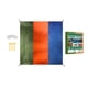 thumbnail image 3 of Sun Shade Sail Beach Manta A Prueba De Arena Impermeable Al Aire Libre Verde Naranja Azul, 3 of 4