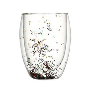 Genérico - Tazas De Café De Doble Pared, Tazas De Capuchino De Vidrio De Borosilicato Para Café Expreso