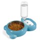 thumbnail image 1 of Set de cuencos para comida y agua para mascotas con dispensador de agua - Azul, 1 of 8