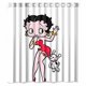 thumbnail image 1 of Cortina de ducha con diseño de Betty Boop y perro adorable, con ganchos, 167 x 183 cm, 1 of 3