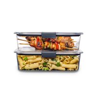 Contenedores De Almacenamiento De Alimentos Rubbermaid Brilliance 2X2.3L