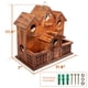 thumbnail image 3 of Casa para Pájaros MIXUMON de 6 Compartimentos en Madera de Pino Carbonizado, 3 of 9
