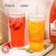 thumbnail image 3 of Set 2 Vaso Vidrio con Bombilla y Tapa Perlado 500ml, 3 of 10