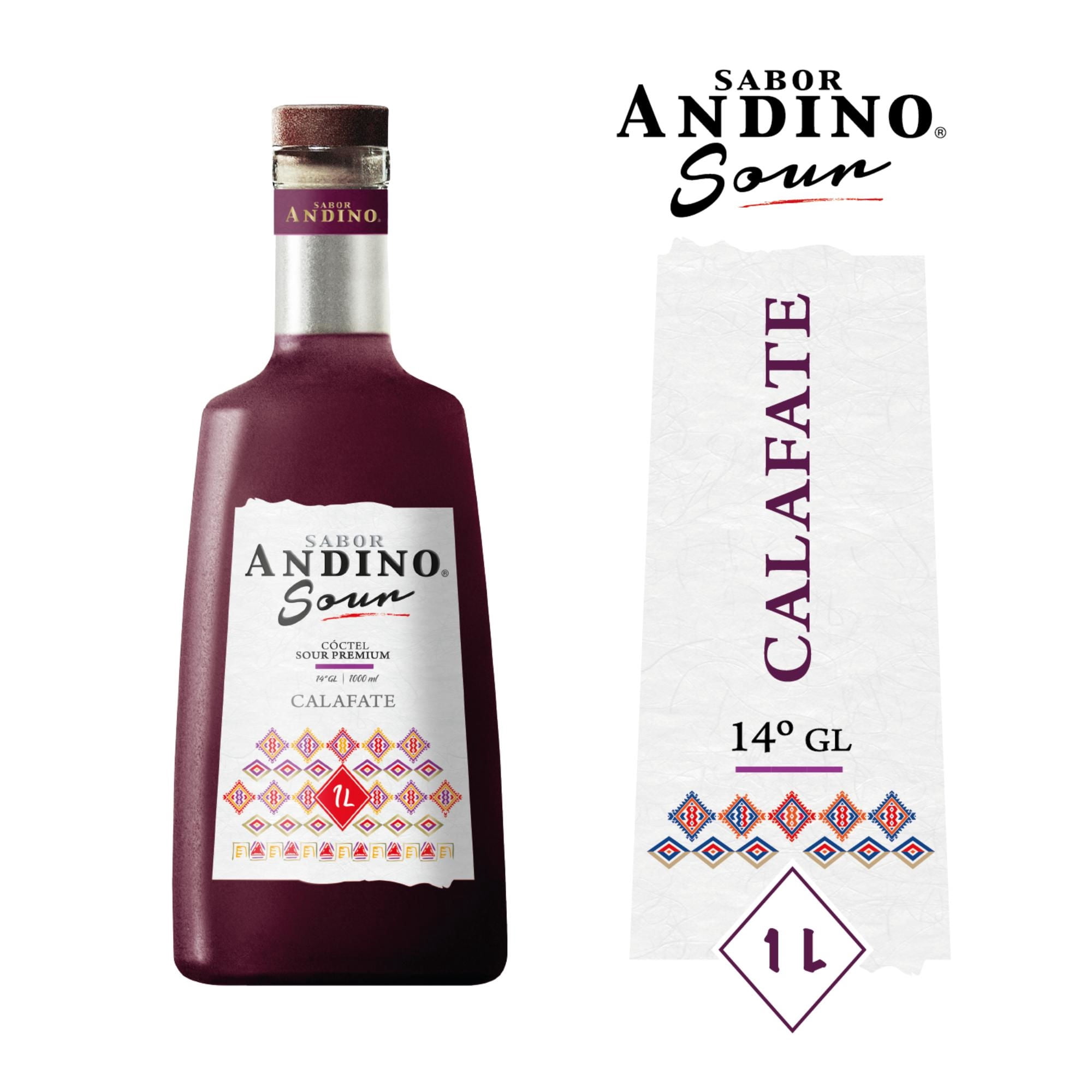 Cóctel Botella Sour Sabor Andino Calafate