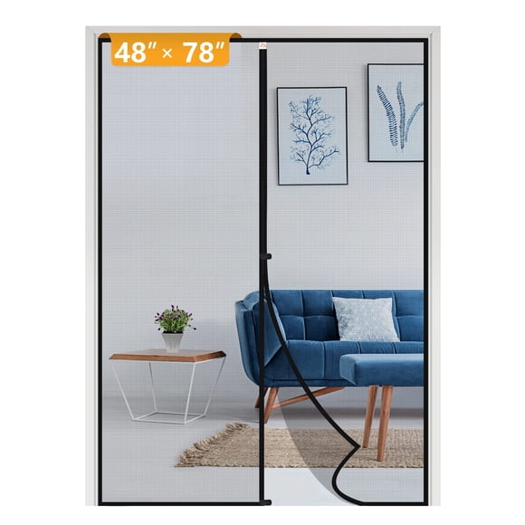 Puerta mosquitera magnética Yotache 122 x 198 cm antidesgarro