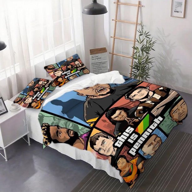 3pcs Penrith Player Poster Duvet Cover Set - Printed Bedding Soft Duvet And Pillowcases