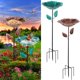 thumbnail image 1 of Juego de 2 bañeras para pájaros Retyion de 27 cm con forma de flor, 1 of 9