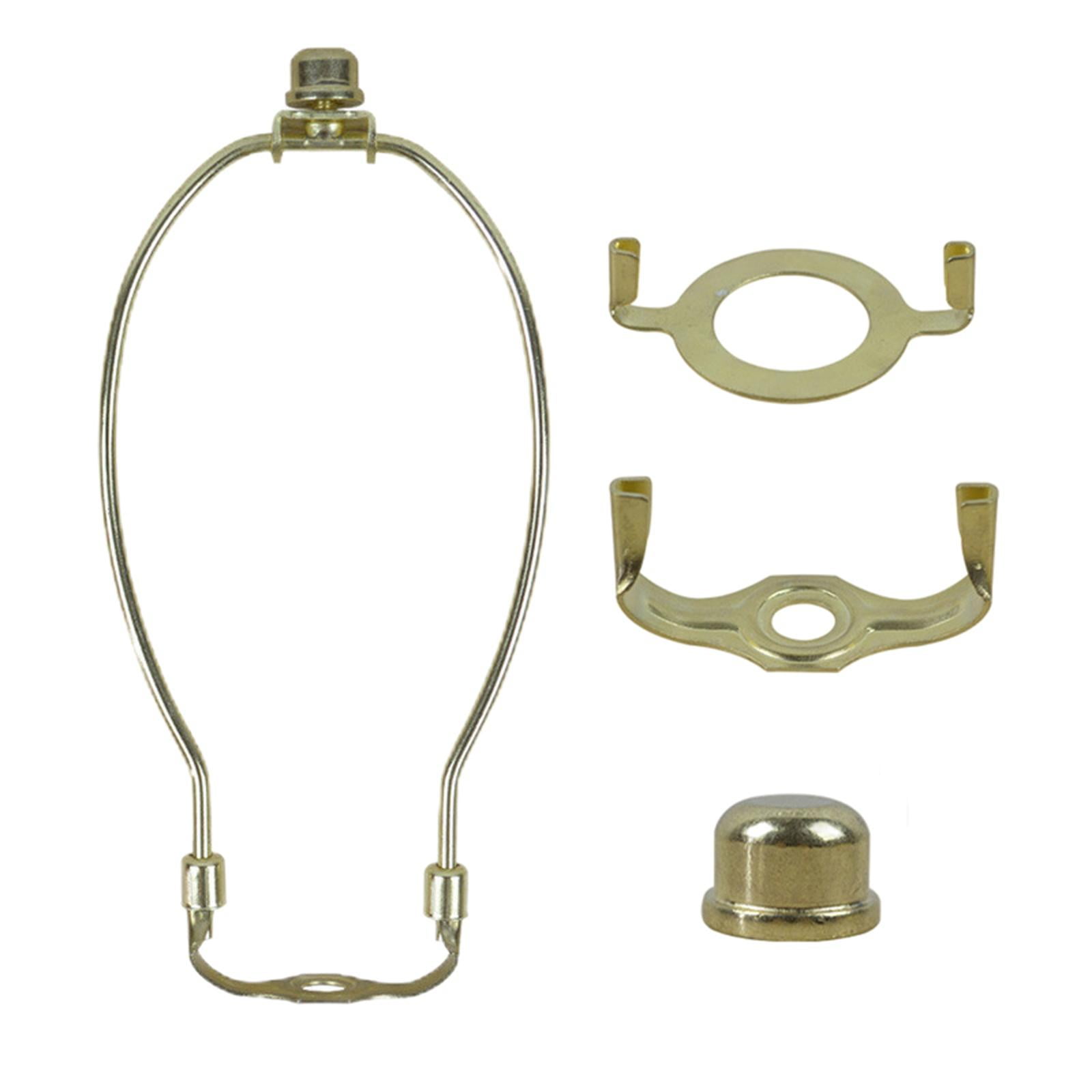 Ioensy - Lámpara Desmontable Arpa Con Terminal Para Lámpara De Mesa/piso Dorado 11,8x30,4cm