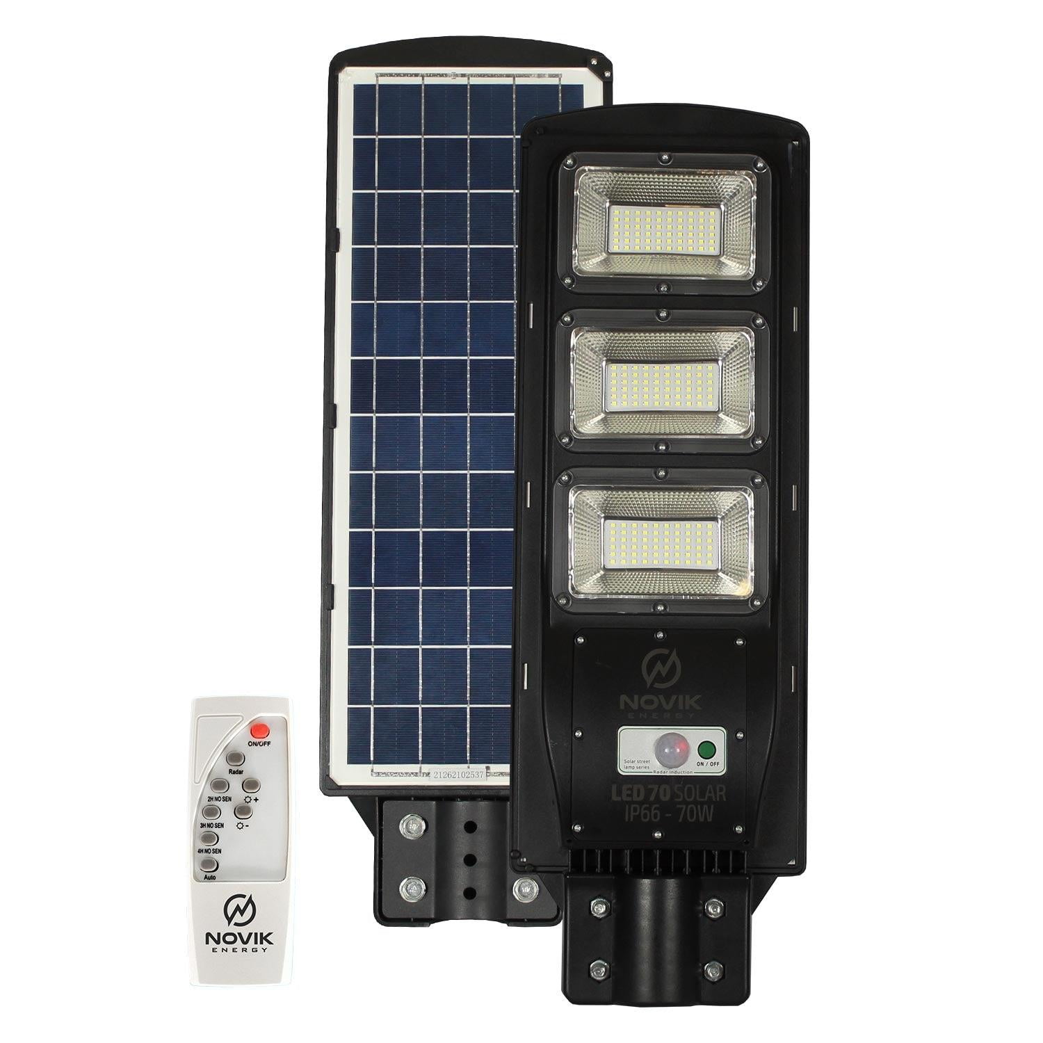 Luz Solar De Exterior Novik Led 70 Solar