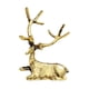 thumbnail image 5 of Escultura De Ciervo Para Decoración De Gabinete, Regalo De San Valentín, Estatua De Animal Para Dormitorio, Oro Oscuro, 5 of 5