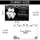 thumbnail image 5 of Tarjeta de cumpleaños Jumbo SULICRE Happy Birthday, color negro y plateado, 5 of 7