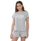 thumbnail image 1 of Pijama Mujer Corto Algodón Gris Corona, 1 of 5
