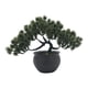 thumbnail image 1 of Planta Artificial En Maceta Del árbol De Los Bonsais Artificiales Para La Decoración Al Aire Libre Del Jardín Verde Oscuro, 1 of 3