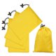 thumbnail image 1 of Uxcell 5 piezas de bolsa con cordón de poliéster 210D con cierre, bolsa de almacenamiento de viaje impermeable de 6 x 8 pulgadas, amarillo, 1 of 7