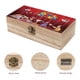 thumbnail image 3 of El Increíble Circo Digital Caja Organizadora de Madera Rústica - Caja Decorativa Multifuncional para Escritorio, Hogar, Oficina, Joyas y Manualidades, 3 of 6