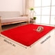 thumbnail image 2 of Alfombra moderna de pelo rojo, 1,52 m x 2,13 m, suave y esponjosa, antideslizante, 2 of 5