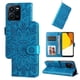 thumbnail image 5 of Funda tipo cartera FOXDOCK para Vivo Y22s/Y22 , diseño girasol en relieve, cuero PU, cierre magnético, soporte y tarjetero, 5 of 5