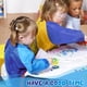 thumbnail image 5 of Delantal de arte para niños de 2 piezas, mono de arte para niños, delantal de pintura para niños pequeños, delantal impermeable de manga larga, adecuado para niños de 5 a 8 años, se puede usar para pi, 5 of 6