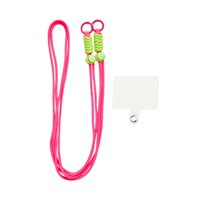 Magideal - Correa De Cordón Para Teléfono, Correas Cruzadas, Accesorios Para Teléfono, Parche De Cordón Duradero, Correa De Teléfono Antipérdida Para Teléfonos Rosa