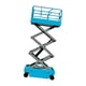 thumbnail image 1 of Plataforma Elevadora De Trabajo Alta, Modelo 1/64, Auténtica, Para Mesa De Arena, Taller, Escena, Azul, Nueva, 1 of 5