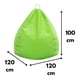 thumbnail image 3 of Pouf Pera Verde Eco Cuero 100x120x120 cm, 3 of 3