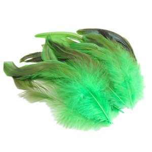 Bothyi - 50 Plumas Para Manualidades, Decoraciones Para Bodas, Fabricación De Joyas, Color Verde