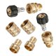 thumbnail image 3 of 8pcs 1/2 '' 3/4 '' Adaptador De Lavadora A Presión Acoplador Rápido Adaptador De Manguera De Jardín, 3 of 5