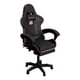 thumbnail image 1 of Silla Gamer Hell Castle Reclinable Con Cojin Lumbar Negro Con Rosa Cuero Sintético, 1 of 6
