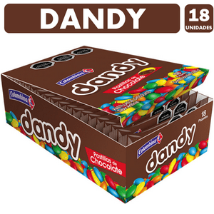 Dandy - Chocolates Confitados De Colombina (Caja Con 18 Uni)