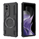 thumbnail image 3 of Funda FOXDOCK para Vivo V50 5G , magnética, resistente a golpes, con soporte, unisex, carga inalámbrica, 3 of 4