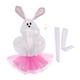 thumbnail image 1 of 1/3 lindo abrigo de peluche de princesa, vestido con medias para mu?eca BJD que cambia de accesorio, 1 of 2